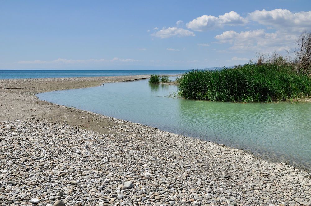 il mare della costa jonica